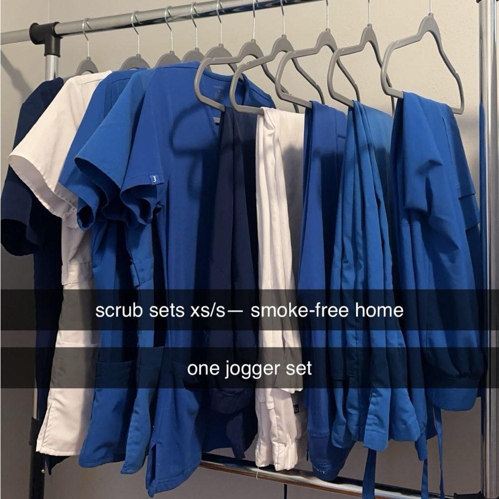 Size small scrub sets